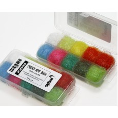 Sybay Fine UV Ice Dubbing, Box, Bright Colors