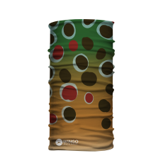 Wingo Fish Skin Neck Gaiter Brown Trout