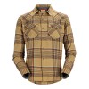 Simms Santee Flannel Camel/Navy/Clay Neo Plaid